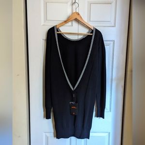 Ben Sherman Checkered Sweater Dress